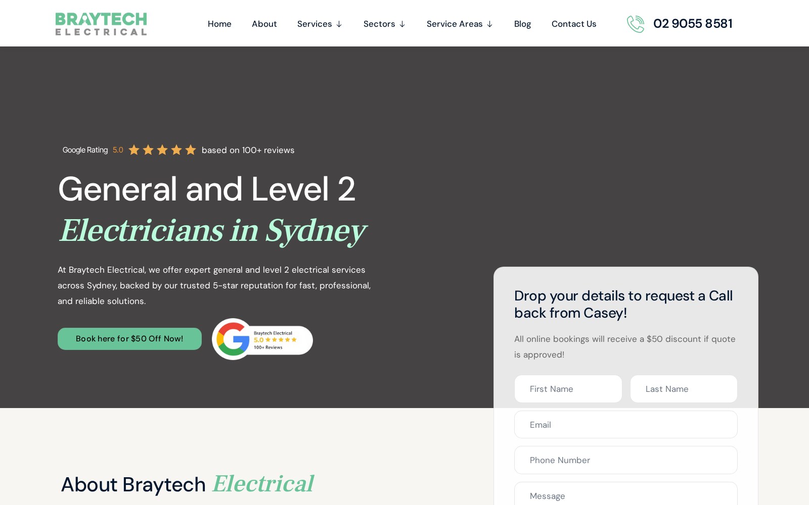 Braytech Electrical — GOOGLE ADS case study